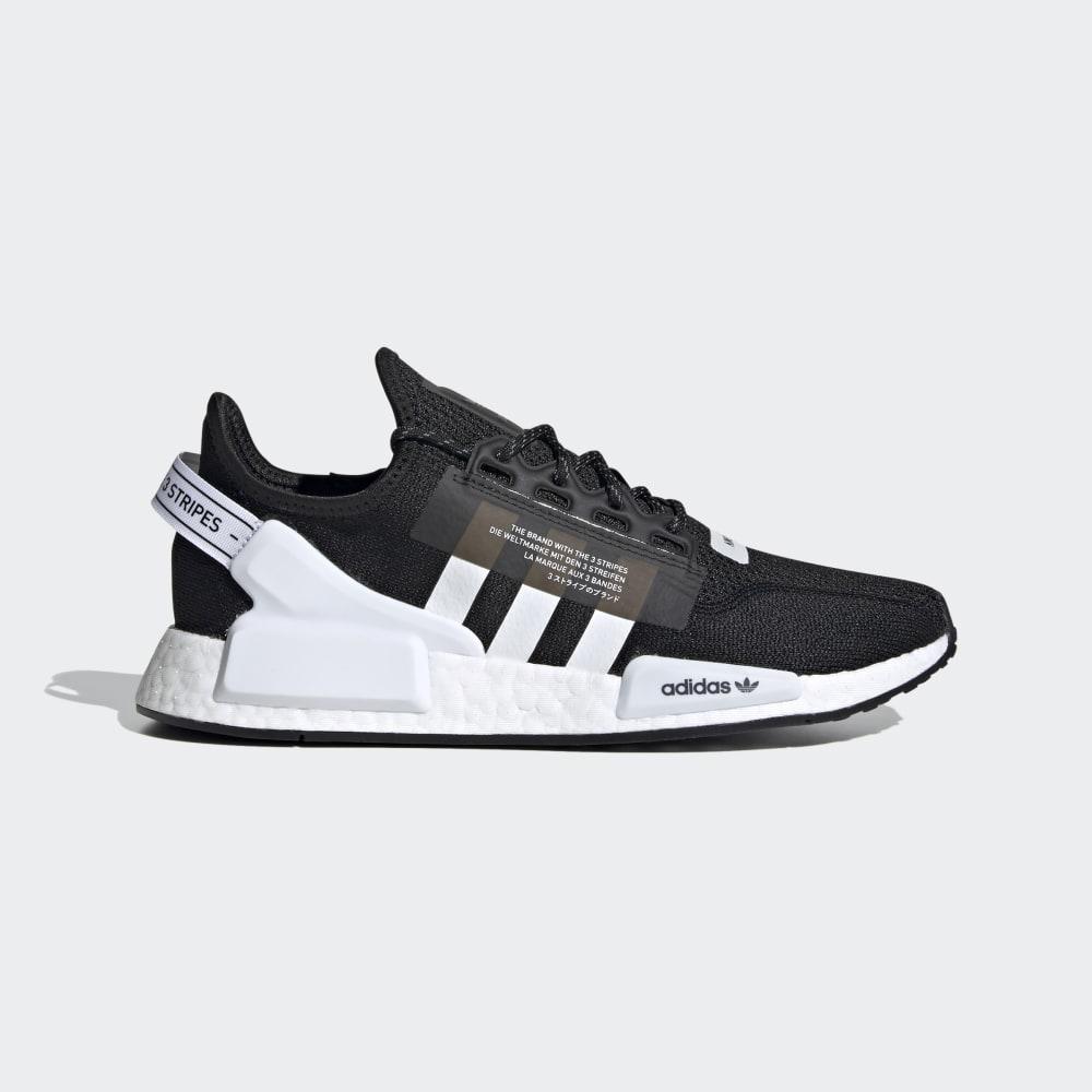 Originals Adidas NMD_R1 V2 Dama Romania - Negrii/Albi/Negrii FV9021